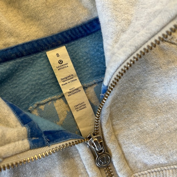 LuluLemon Gradient Hoodie Zip-Up Ski Size 8 - Picture 2 of 2